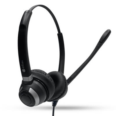 Vega Office Premium Binaural Corded QD Headset